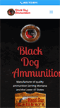 Mobile Screenshot of blackdogammunition.com